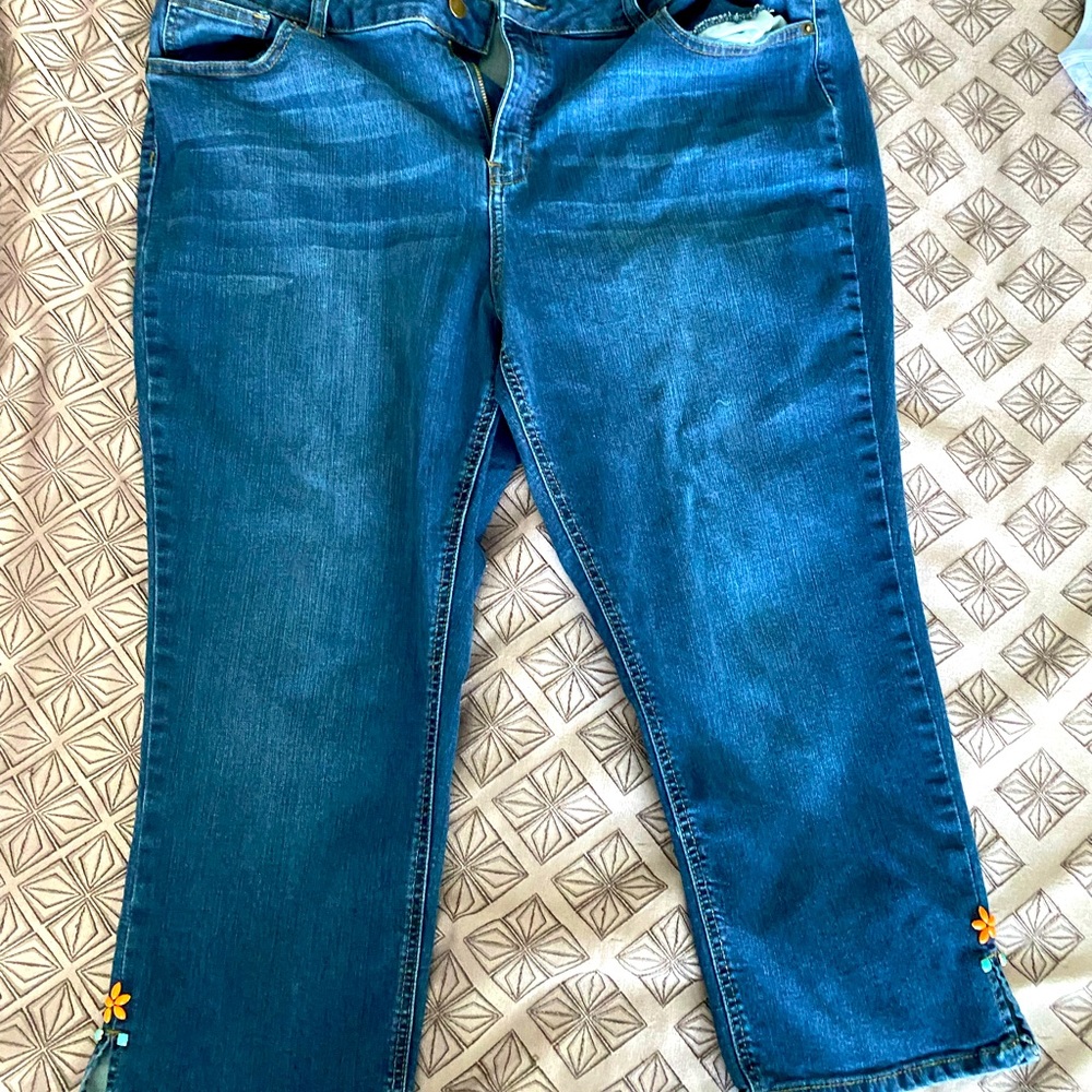 Woman’s size 18 Denim Capris
